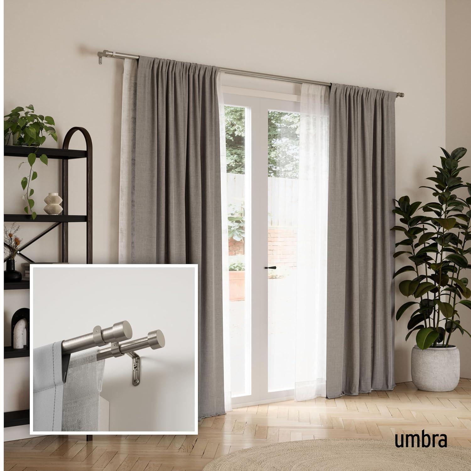 Cappa Drapery Solutions Double Curtain Rod