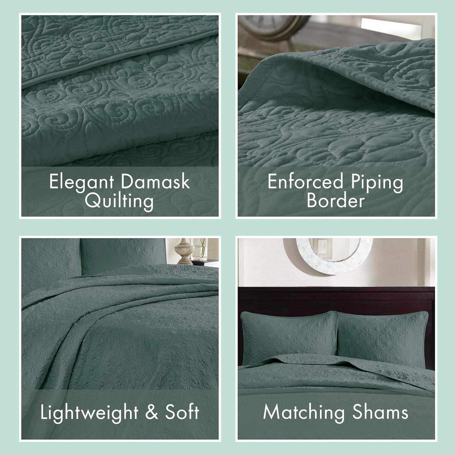 Madison Park Quebec Reversible Quilt Set