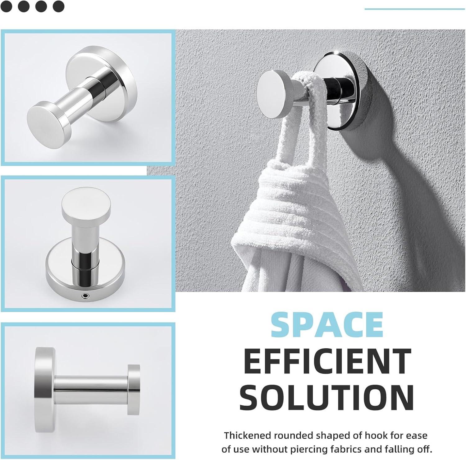 Stainless Steel Wall Mounted Robe Hook