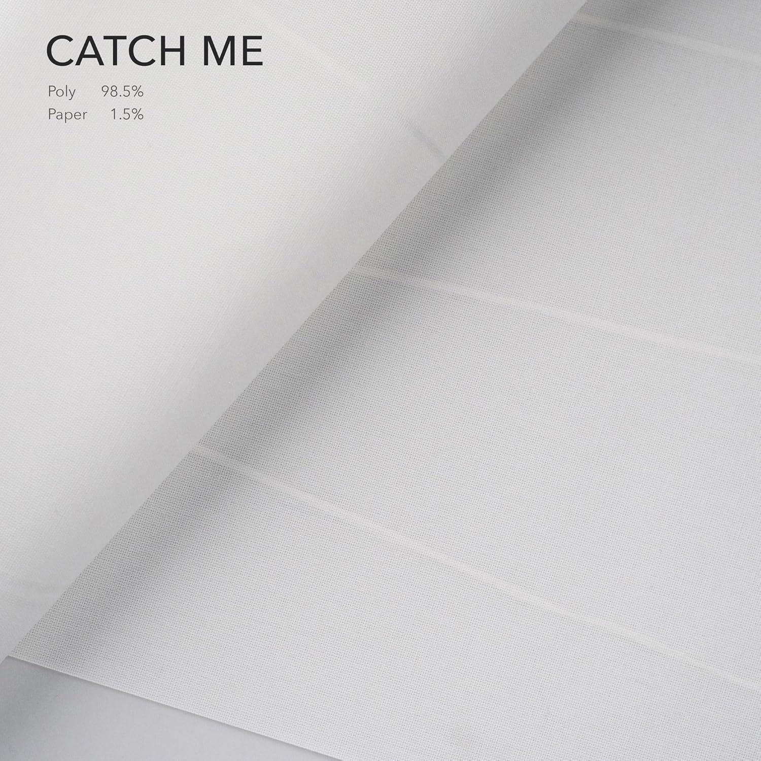 GoDear Design Adjustable Sliding Panel Track Blind 45.8"- 86" W x 96" H, Vertical Blinds Cordless, Light Filtering, Catch Me