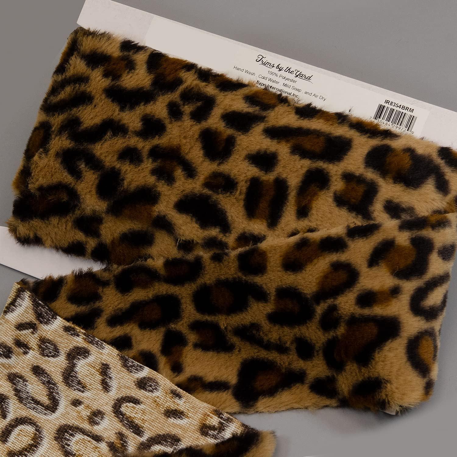 Expo Int'l 5 Yards of  Chanda Faux Leopard Print Trim