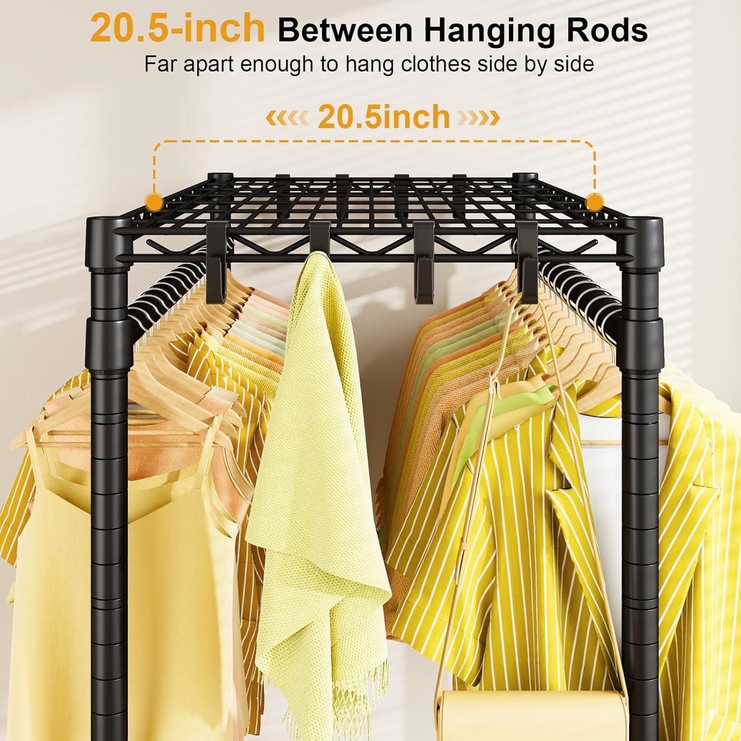 SOOTBA Rolling Clothes Hanger