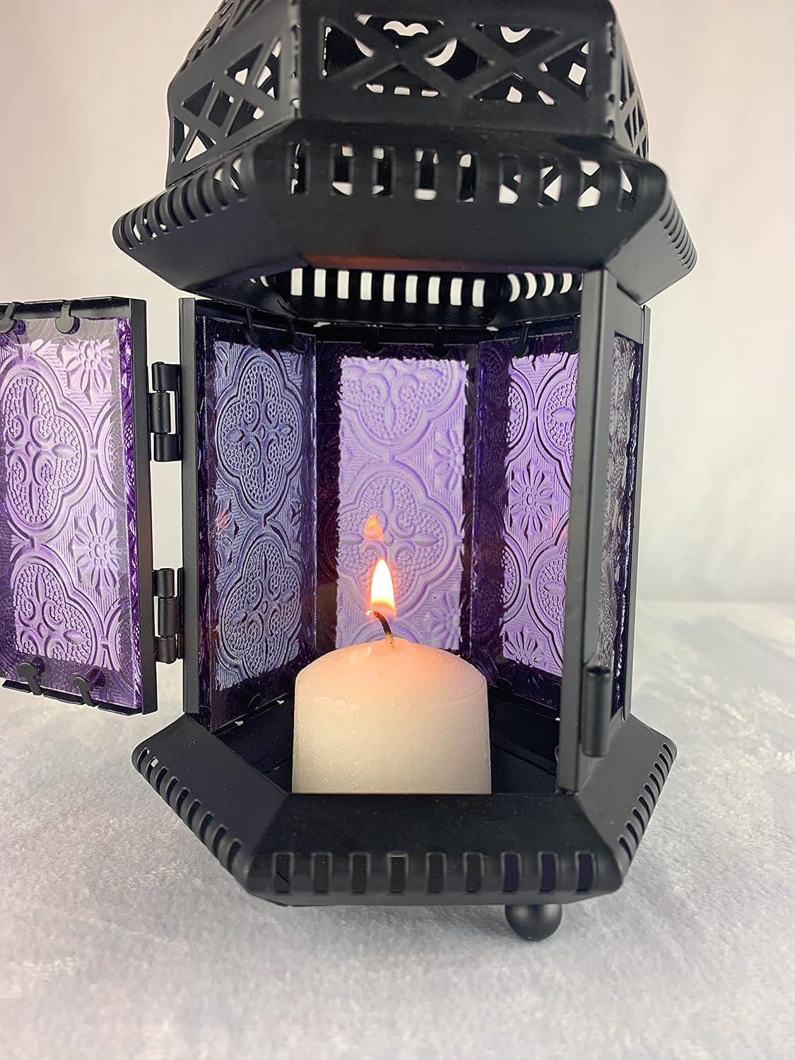 Zingz and Thingz Moroccan Style Lantern in Purple