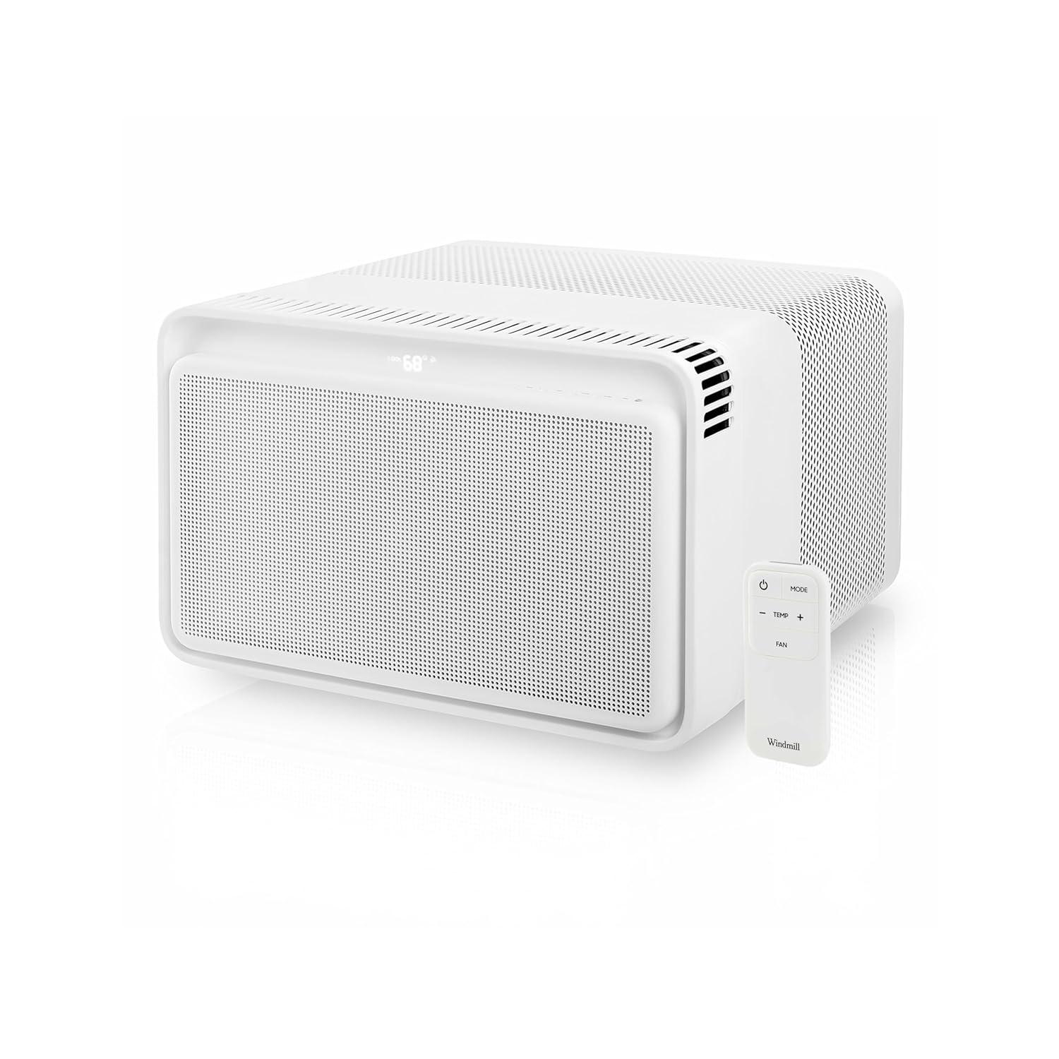 Windmill 10,000 BTU Inverter Window Air Conditioner with WhisperTech - Ultra-Quiet & Smart, Cools up to 450 Sq. Ft. - #1 Easy Install, App/Wi-Fi, Voice-Enabled, Remote Control, Energy Star