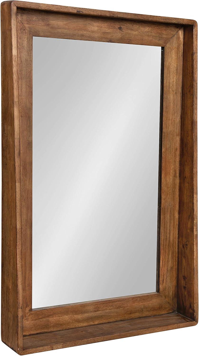 Basking Decorative Wall Mirror with Shelf - Kate & Laurel All Things Decor