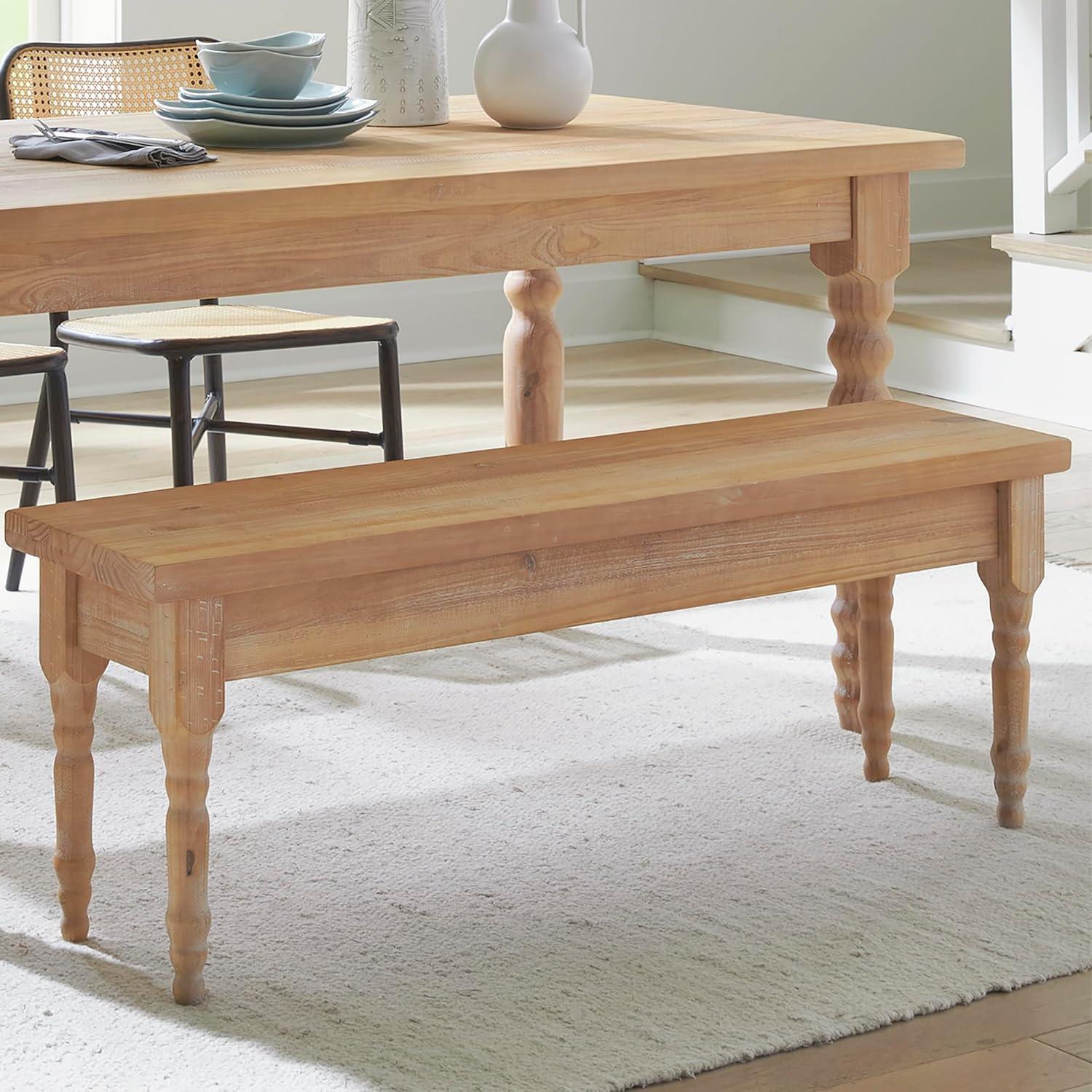 Valerie Solid Wood Bench