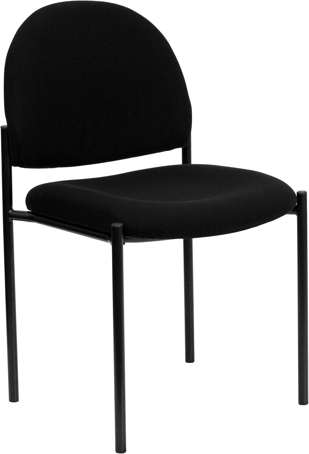 Prather Stackable Steel Ergonomic Side Reception Chair by Flash Furniture