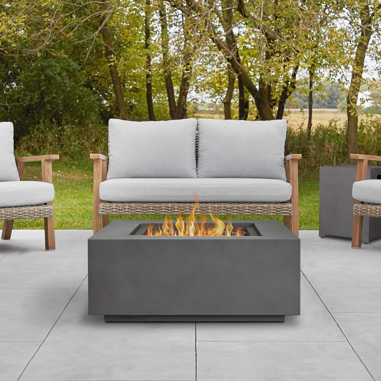 AEGEAN Propane / Natural Gas Outdoor Fire Pit Table