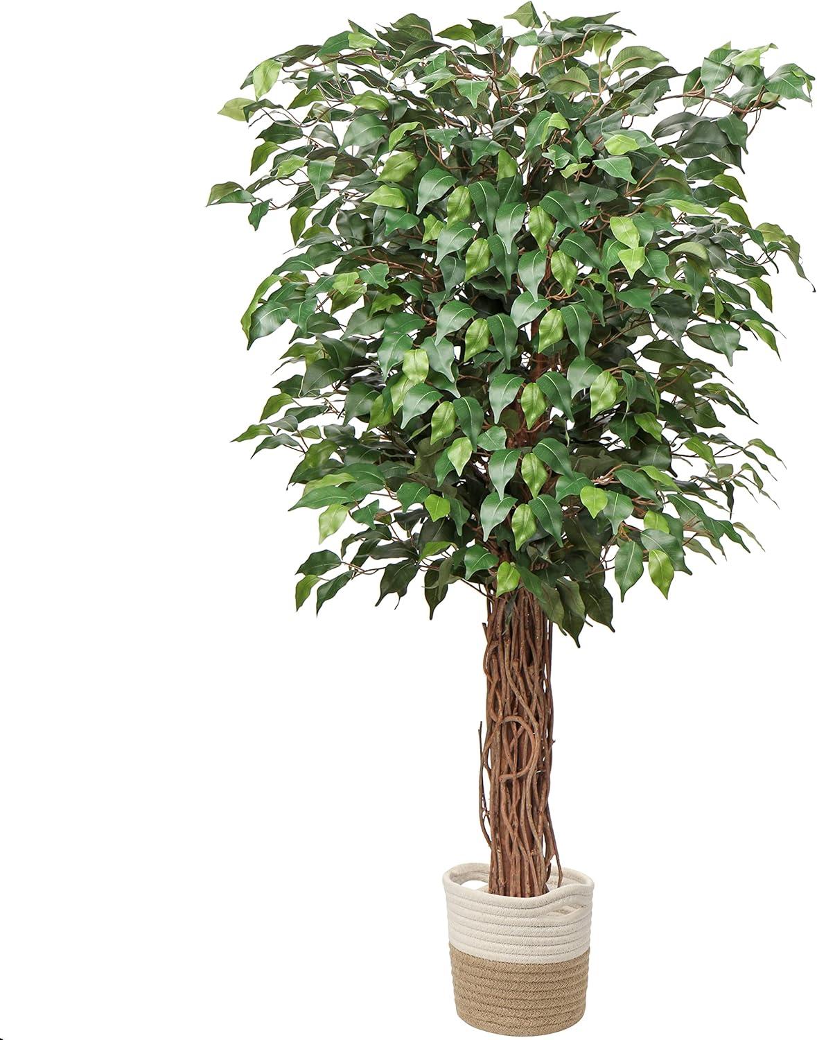 Nearly Natural 4-ft Ficus Silk Tree