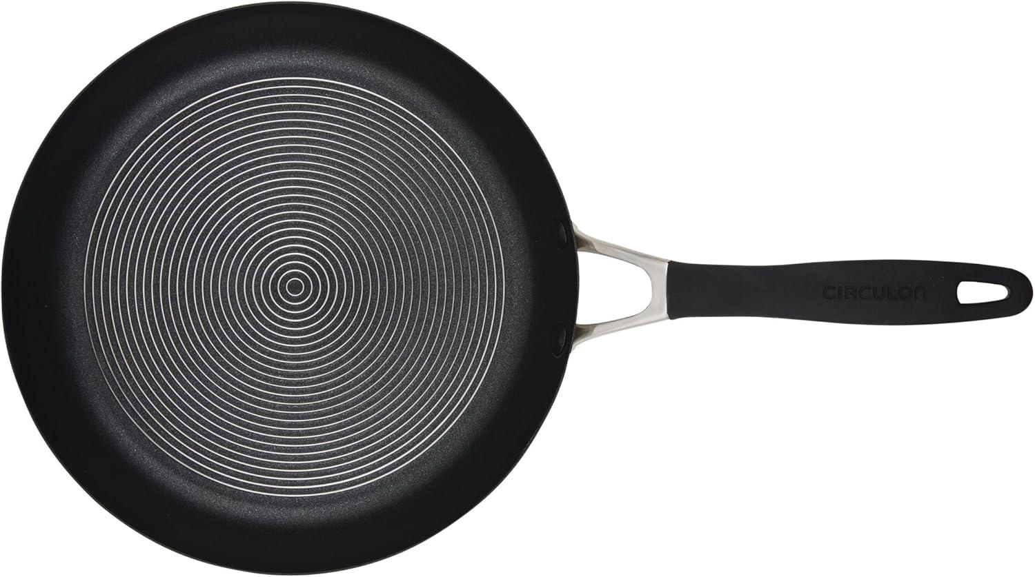 Silver Stainless Steel Non-Stick Fry Pan Set, 8 and 10 Inch