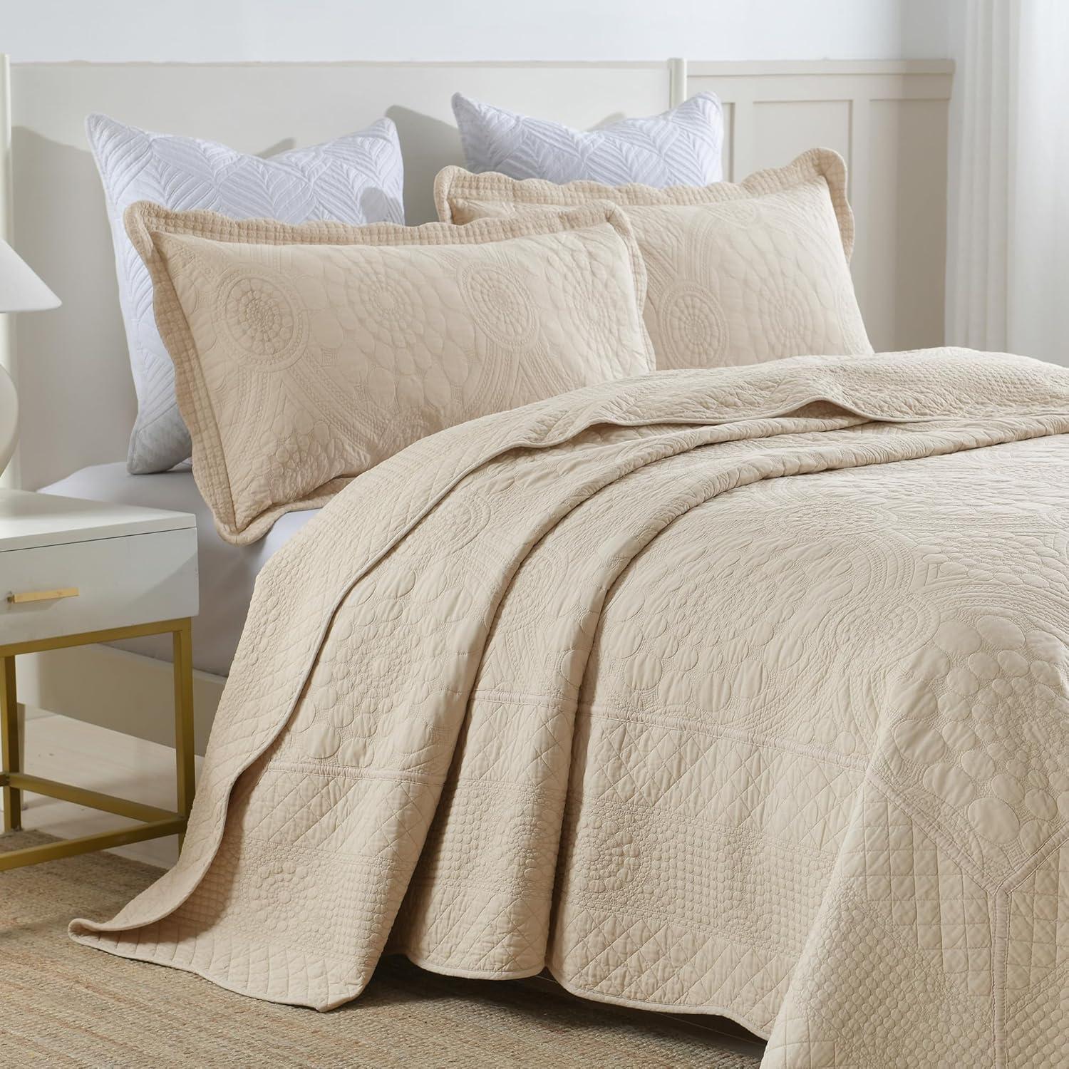 Tfshasta Cotton Twill Patchwork Quilt Set