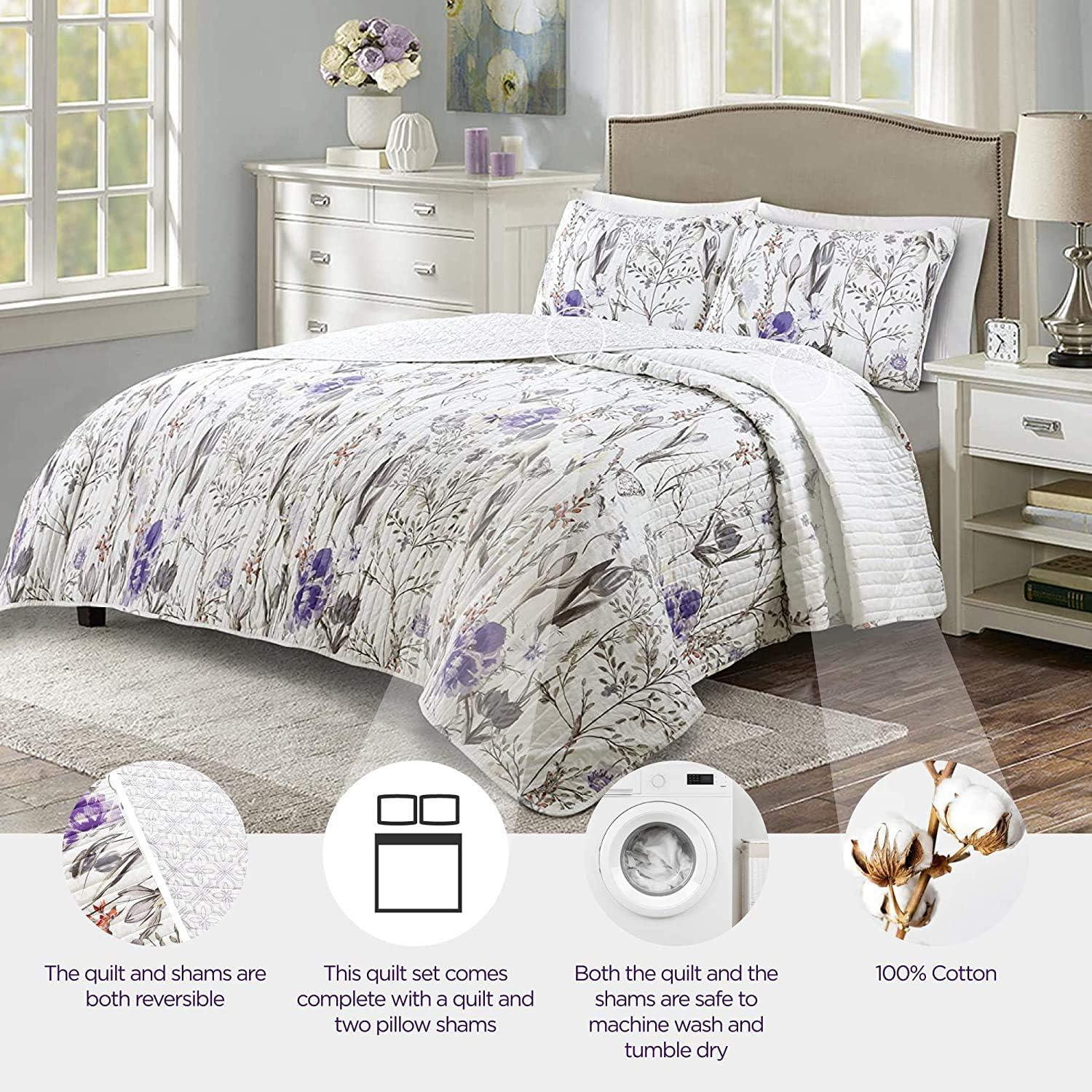 Adalia Quilt Set - Lush Décor