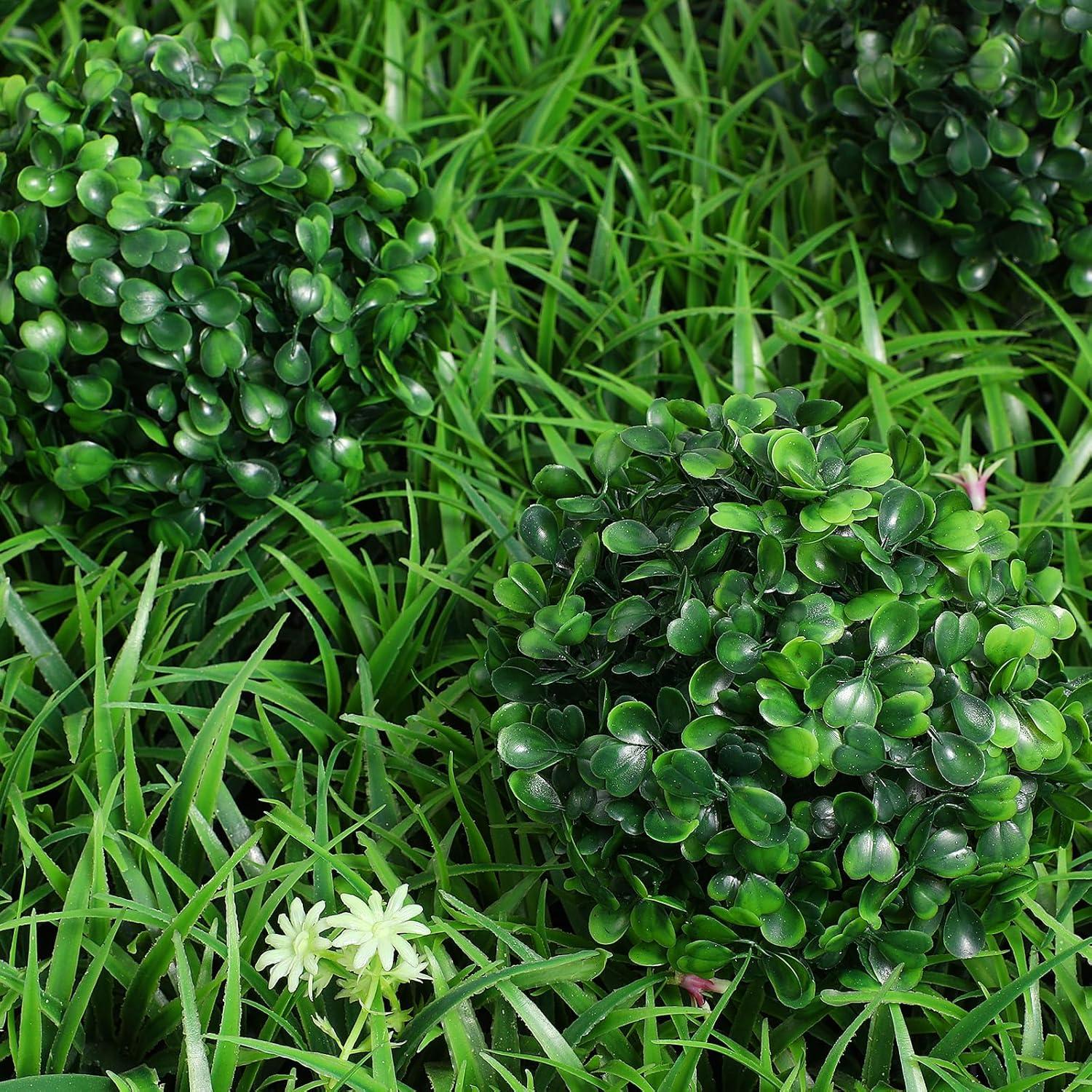 EXCEART 6pcs Topiary Artificial Boxwood Topiary Plant Topiary Tree Substitute Indoor Outdoor Wedding Decor