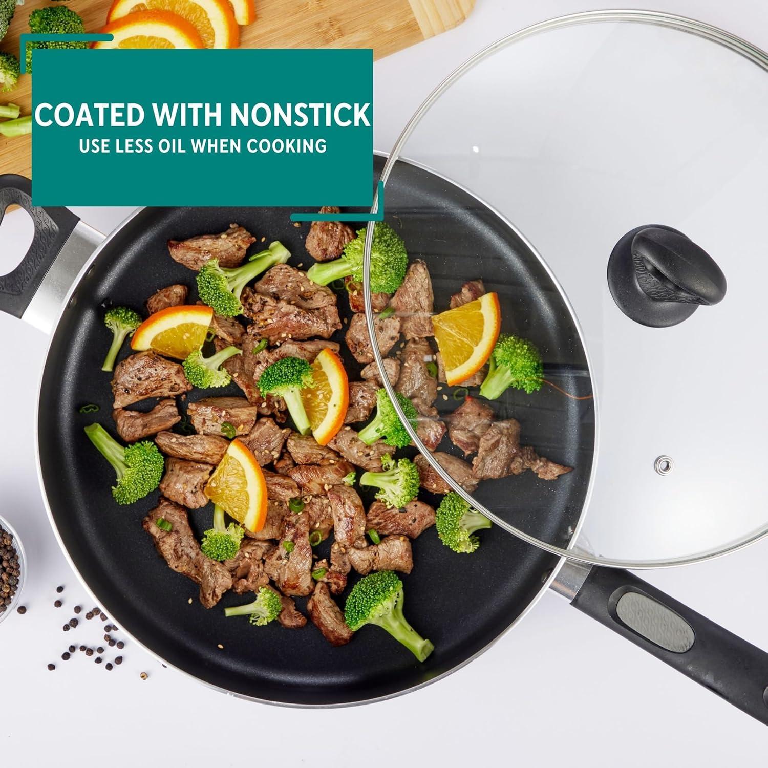 Mirro Get-A-Grip 12'' Saute Pan with Lid