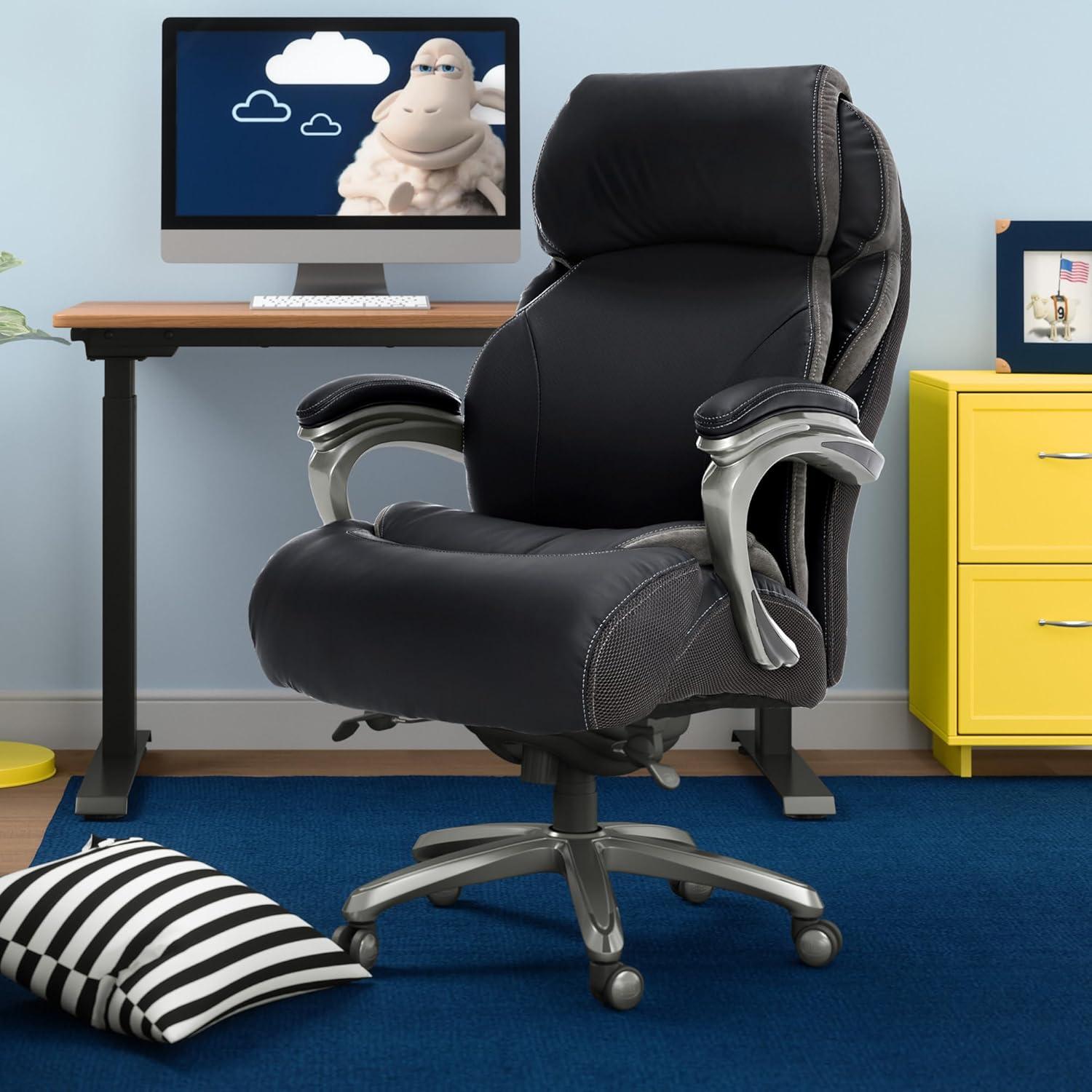 Serta Jackson Big and Tall Executive Office Chair with AIR Technology and Smart Layers