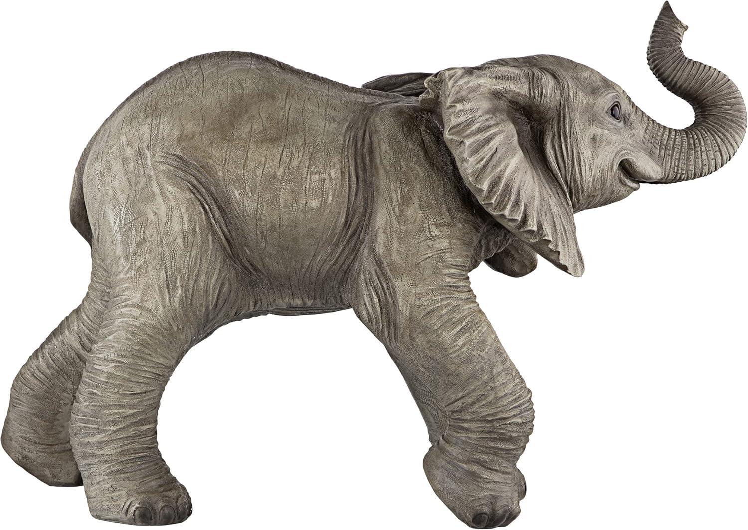 Dakota Fields Kalamazoo Elephant Weather Resistant Resin Garden Statue