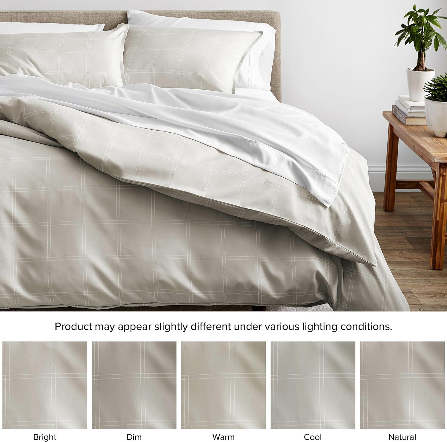 Double Brushed Duvet Set - Ultra-Soft, Easy Care by Bare Home