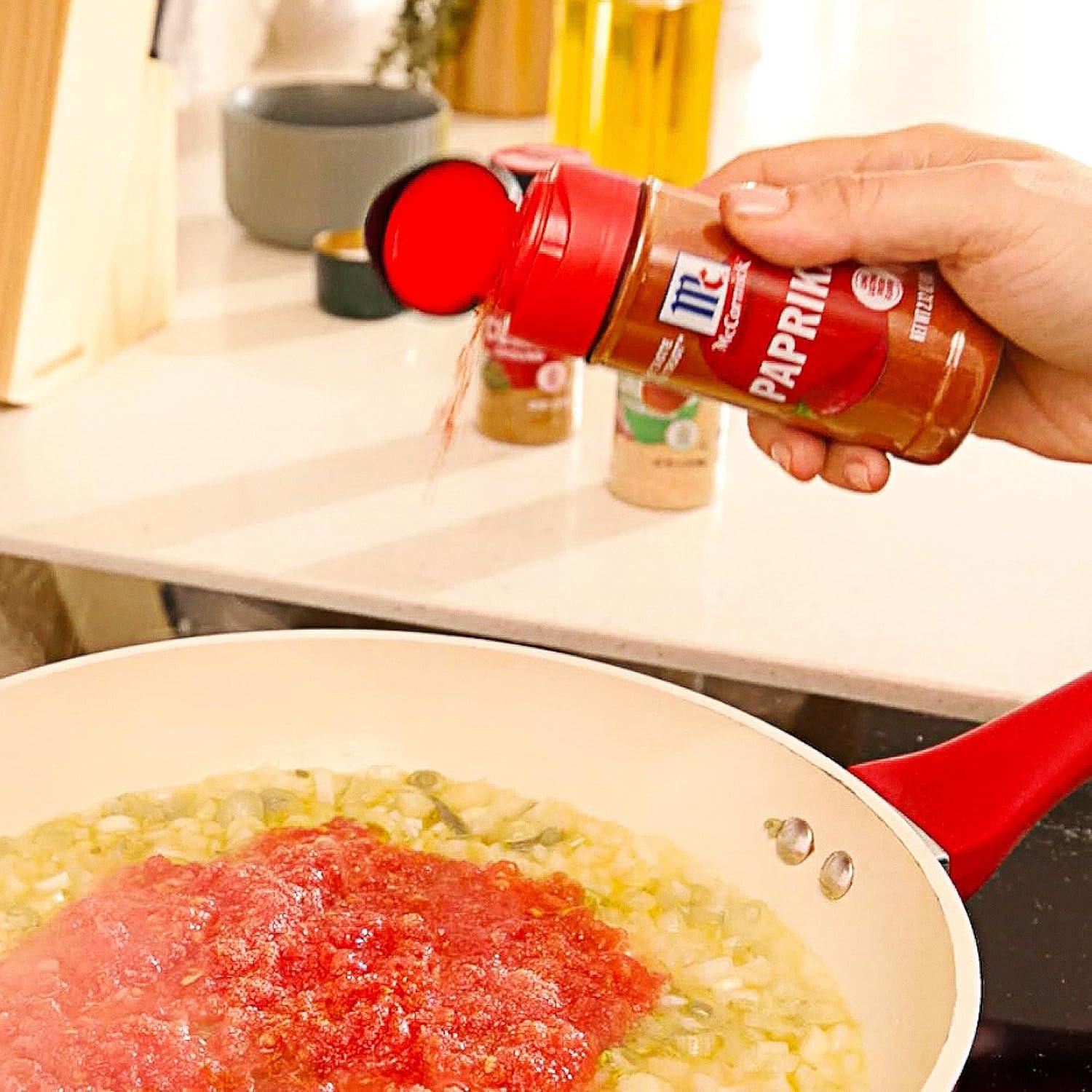 Chrome Two-Tier Revolving Spice Rack with 16 Organic Spices