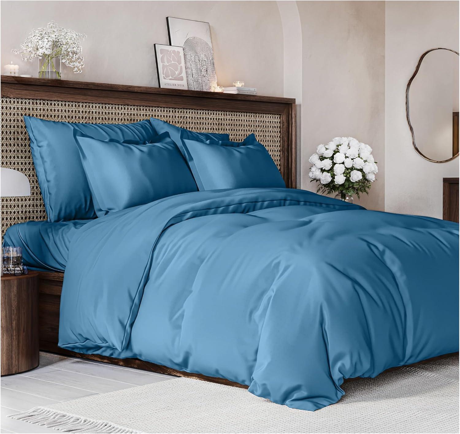 CGK Linens Premium Hotel Quality Soft & Cooling Duvet Cover Set