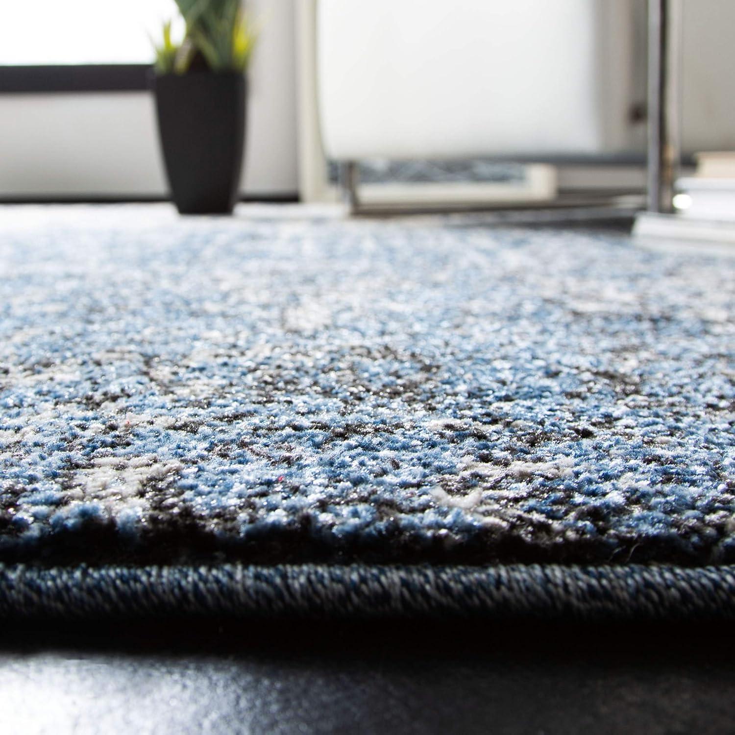 Retro RET2770 Power Loomed Indoor Runner Rug - Black/Light Grey - 2'3"x7' - Safavieh.