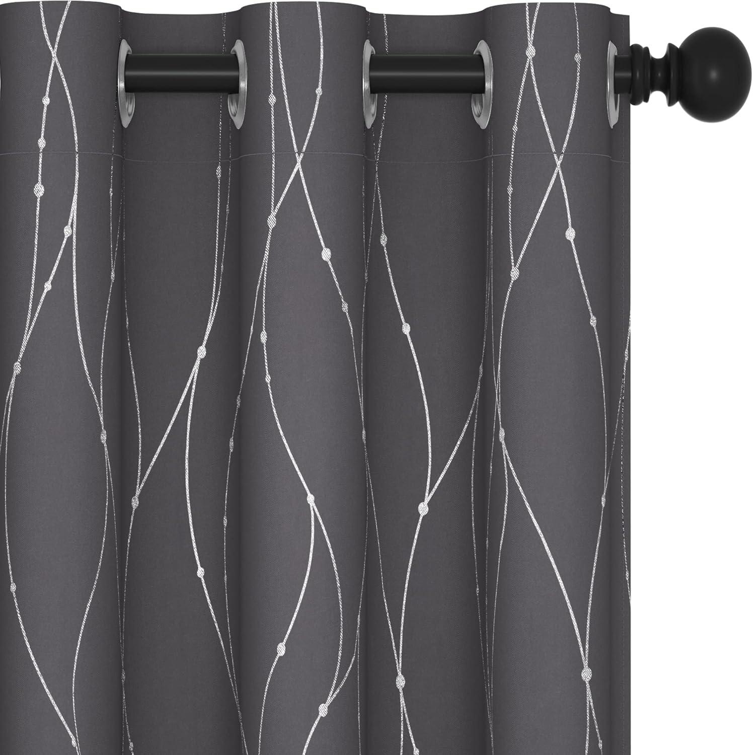 Polyester Room Darkening Curtain Pair