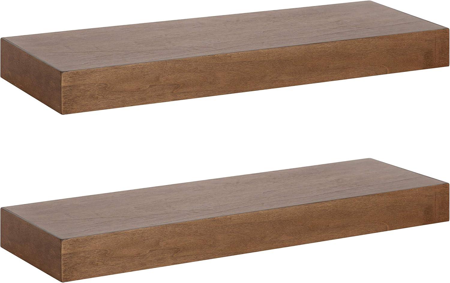 2pc 24" Havlock Wood Shelf Set - Kate & Laurel All Things Decor