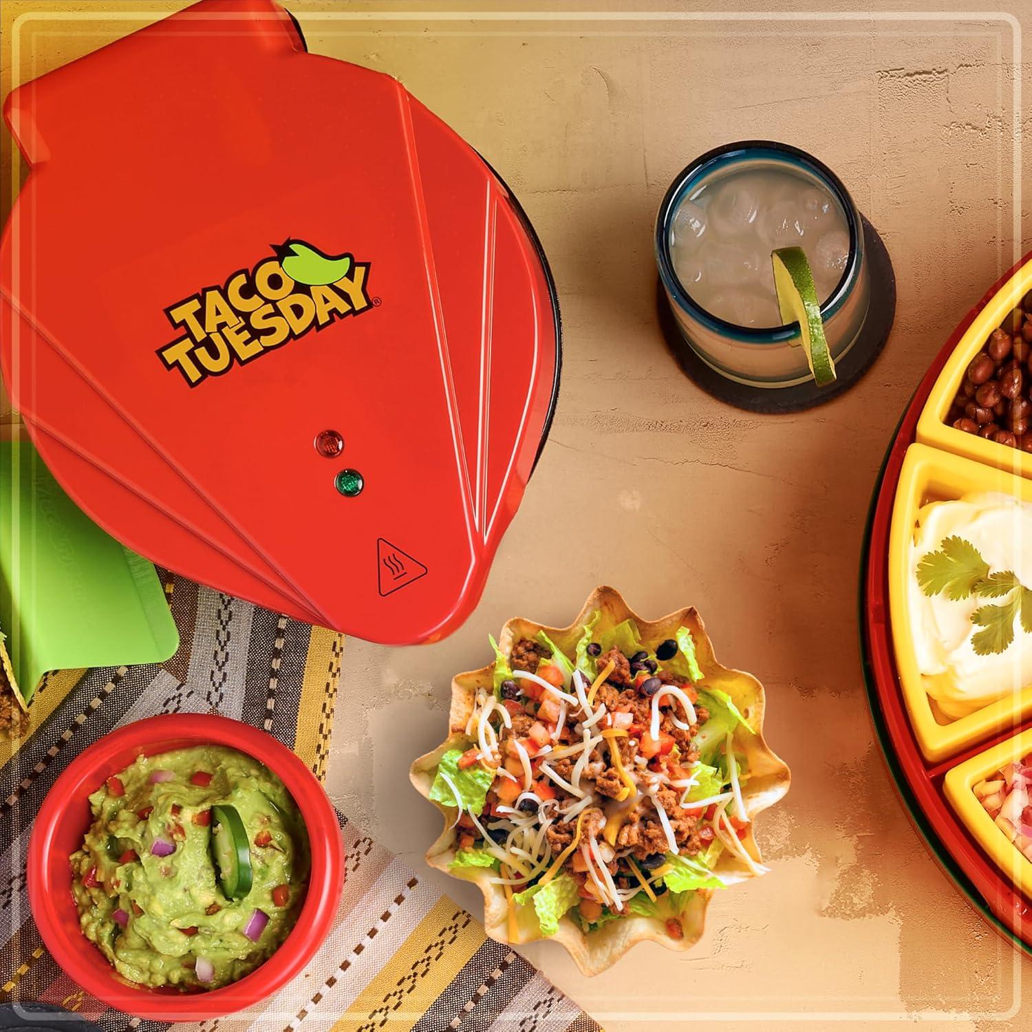 Taco Tuesday TTTB1RD Baked Tortilla Bowl Maker