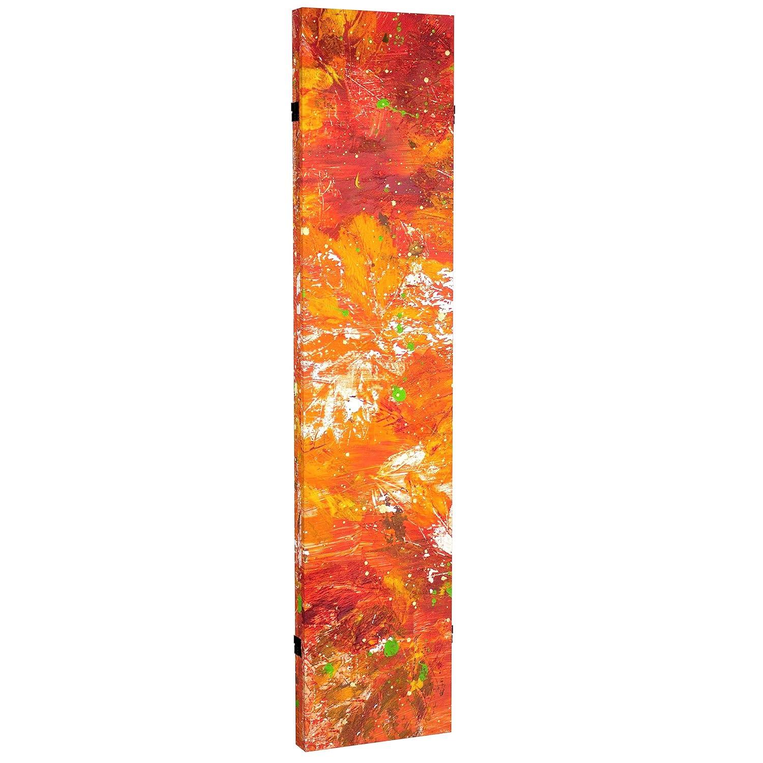 Red Lantern 6 ft. Tall Double Sided Twilight Reverie Canvas Room Divider, Transcendence