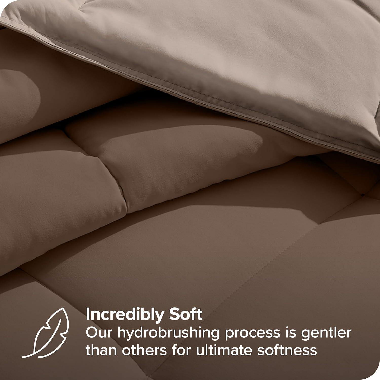 Bare Home 1800 Premium Microfiber Reversible Bed-In-A-Bag