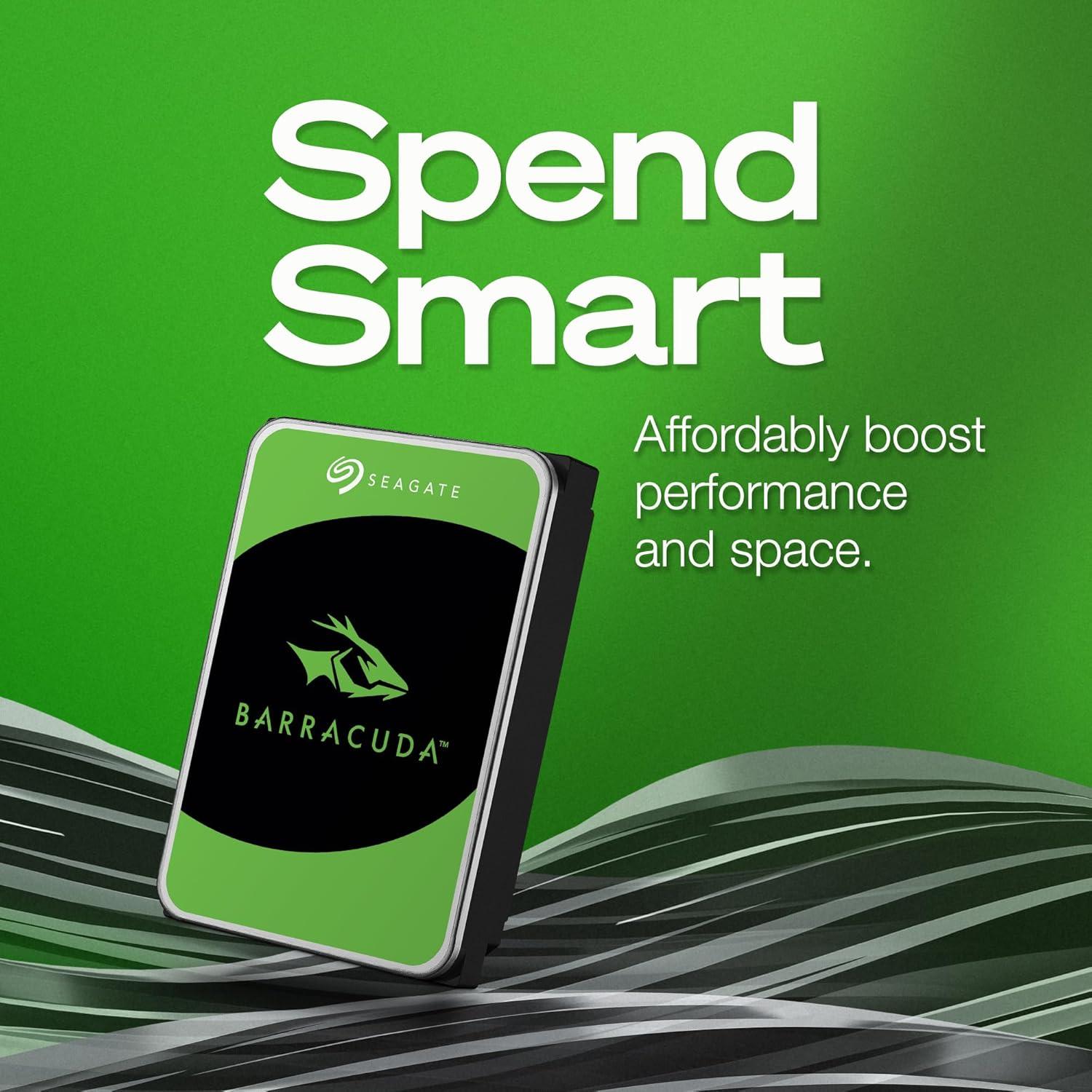 Seagate BarraCuda ST2000DM008 2TB 7200 RPM 256MB Cache SATA 6.0Gb/s 3.5" Hard Drive Bare Drive