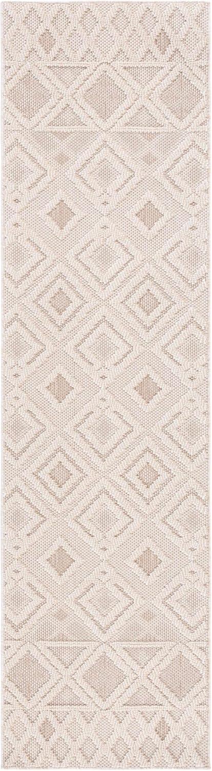 Global GLB404 Power Loomed Indoor Area Rug - Beige/Ivory - 8'x10' - Safavieh