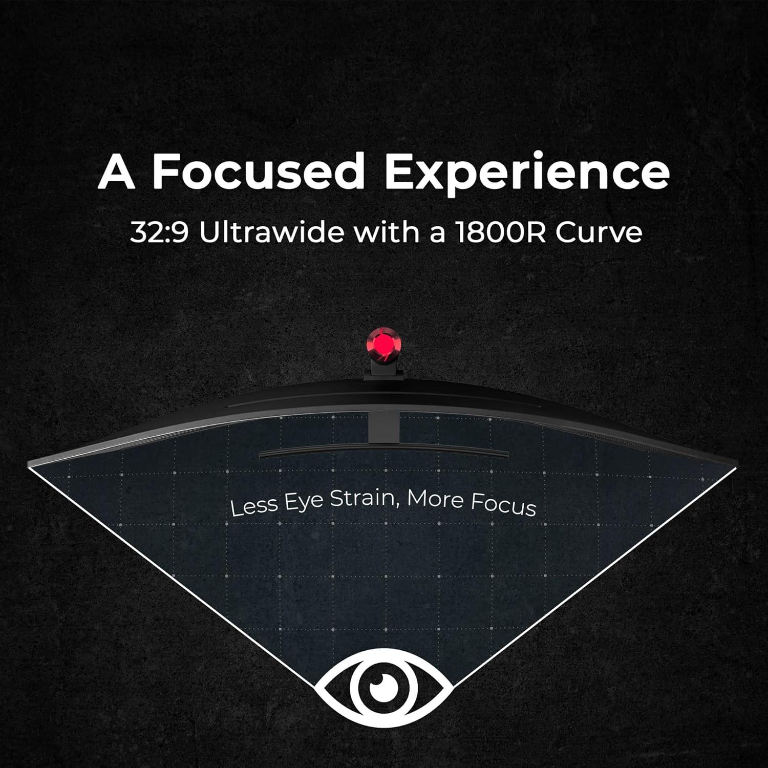 Deco Gear 49" Curved Ultrawide 5K LED Gaming Monitor