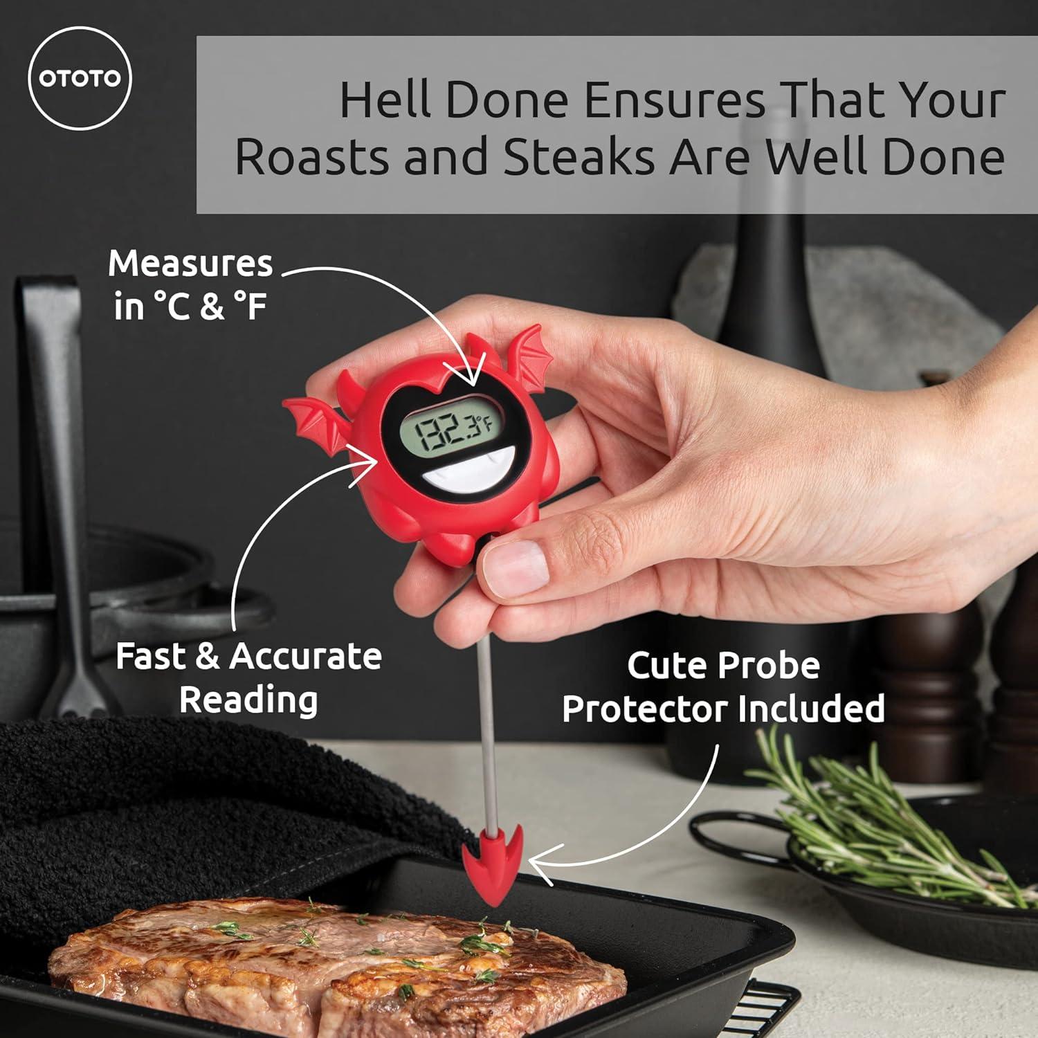 OTOTO Design Hell Done Meat Thermometer