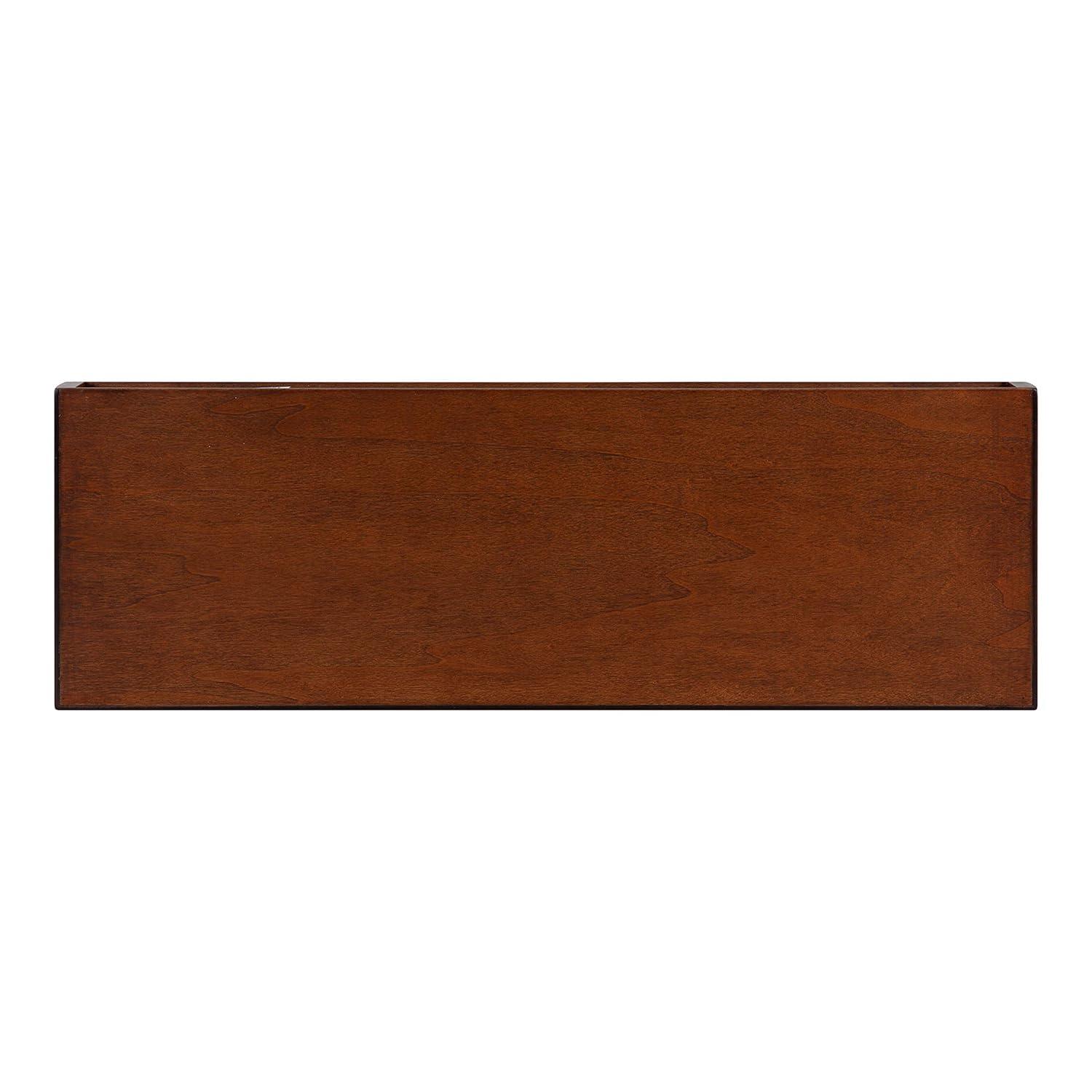 2pc 24" Havlock Wood Shelf Set Walnut Brown - Kate & Laurel All Things Decor: Easy Install, Storage Display