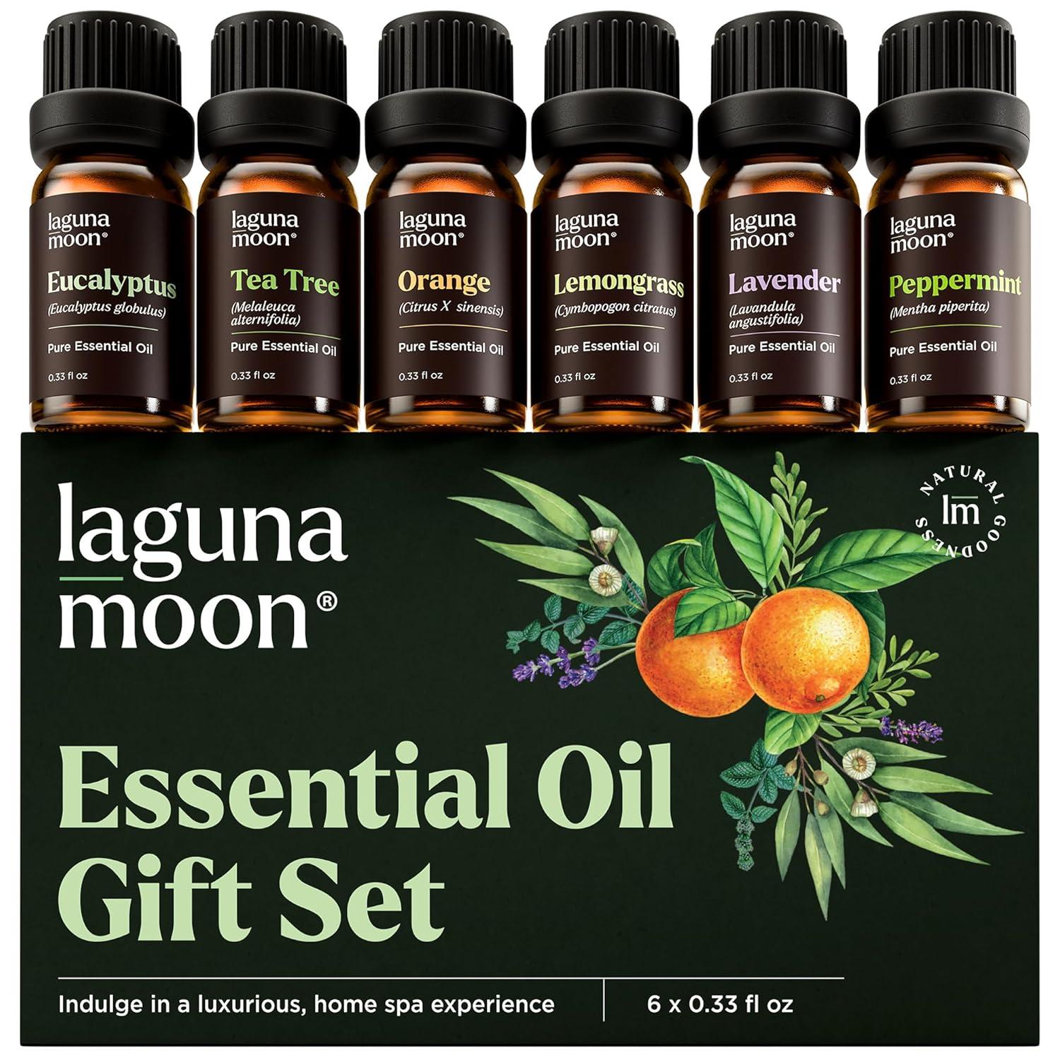 Organic Essential Oil Gift Set with Six Aromatic Blends