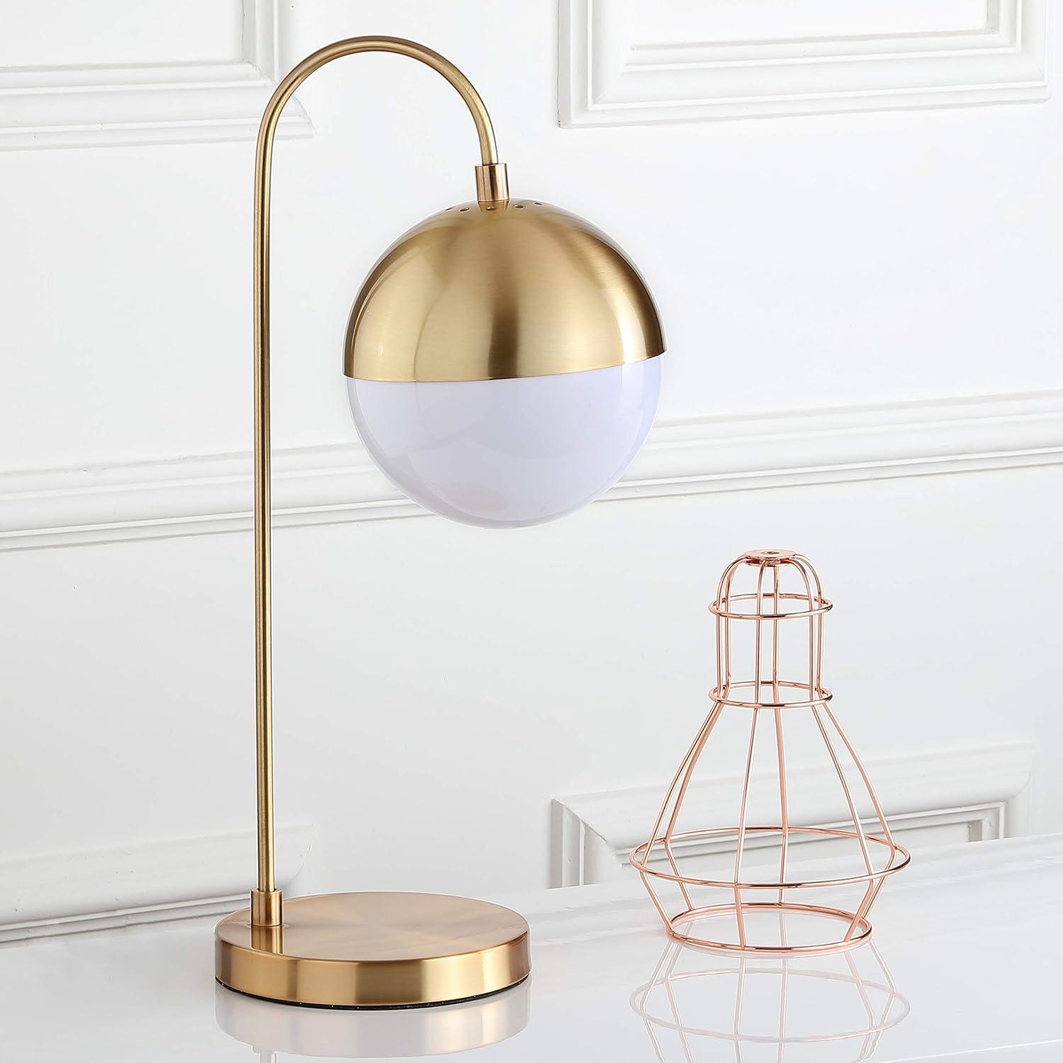 Gareth 20.5" Brass Desk Lamp