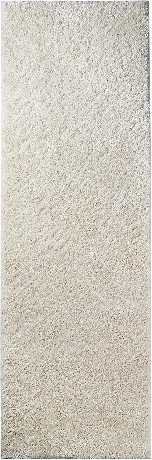 Claire Plush Shag Fuzzy Soft Indoor Area or Runner Rug with Cotton Backing