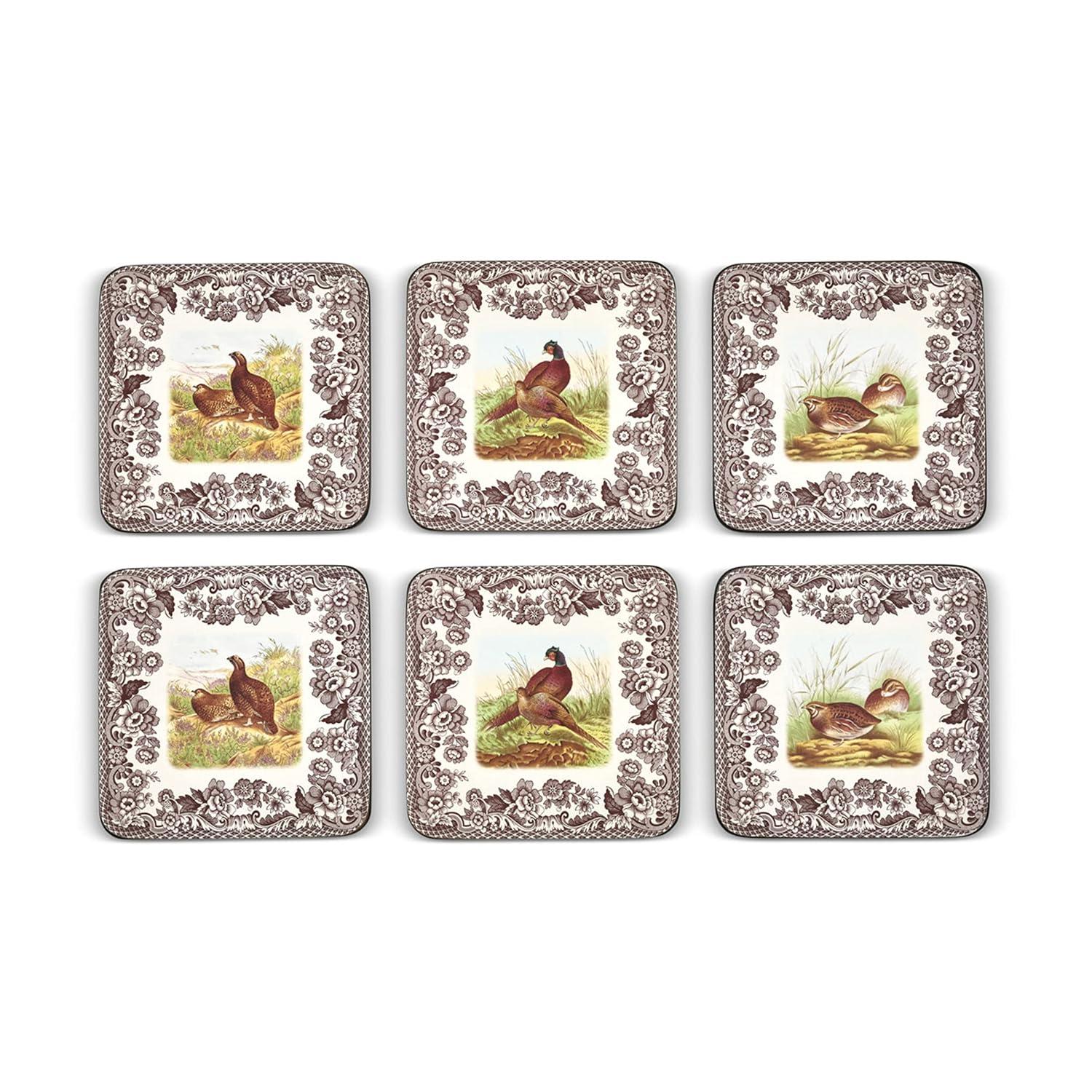Pimpernel Woodland Coasters 4"X 4" (Set of 6)