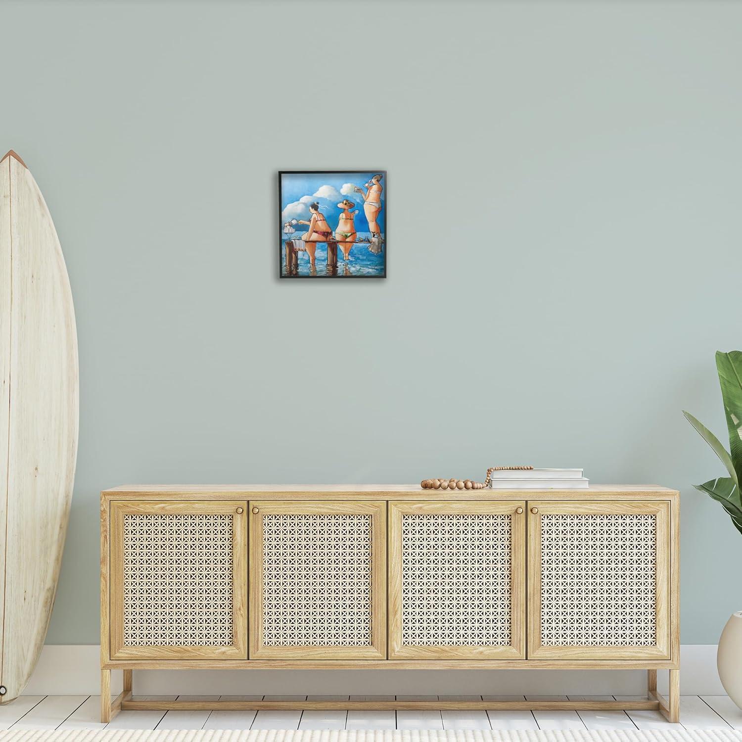 Stupell Industries " Whimsical Summer Beach Ladies " by Ronald West