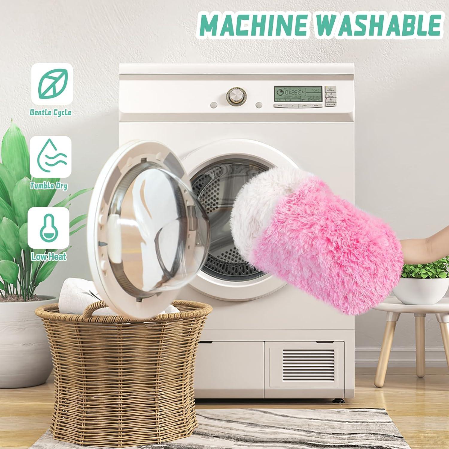 Utoimkio Calming Dog Beds & Cat Cave Bed with Hooded Cover,Portable Round Beds for Small Medium Pets,Anti-Slip Fluffy Coved Pet Bed,Comfortable Warming Pet Bed,15.7"x15.7"