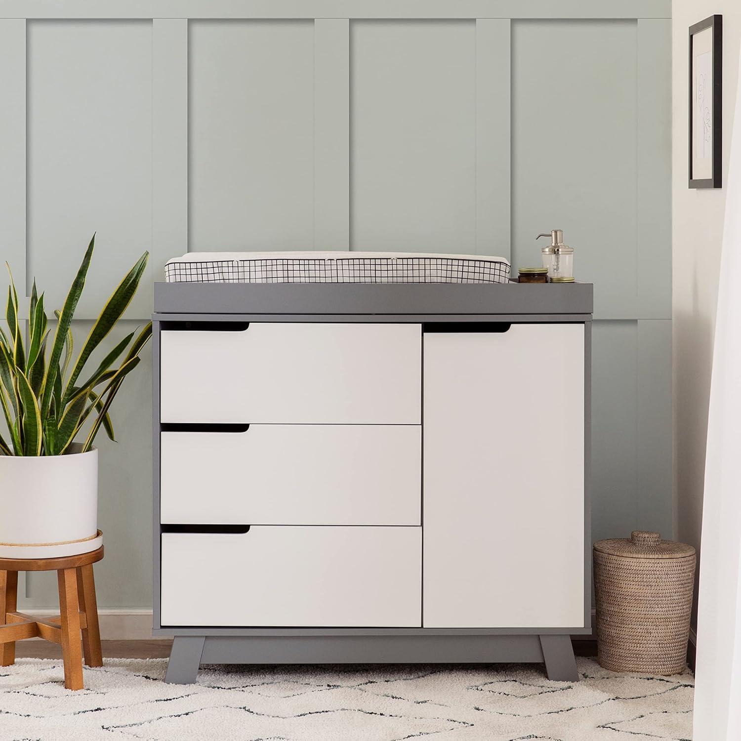 Hudson 3-Drawer Changer Dresser with Removeable Changing Tray