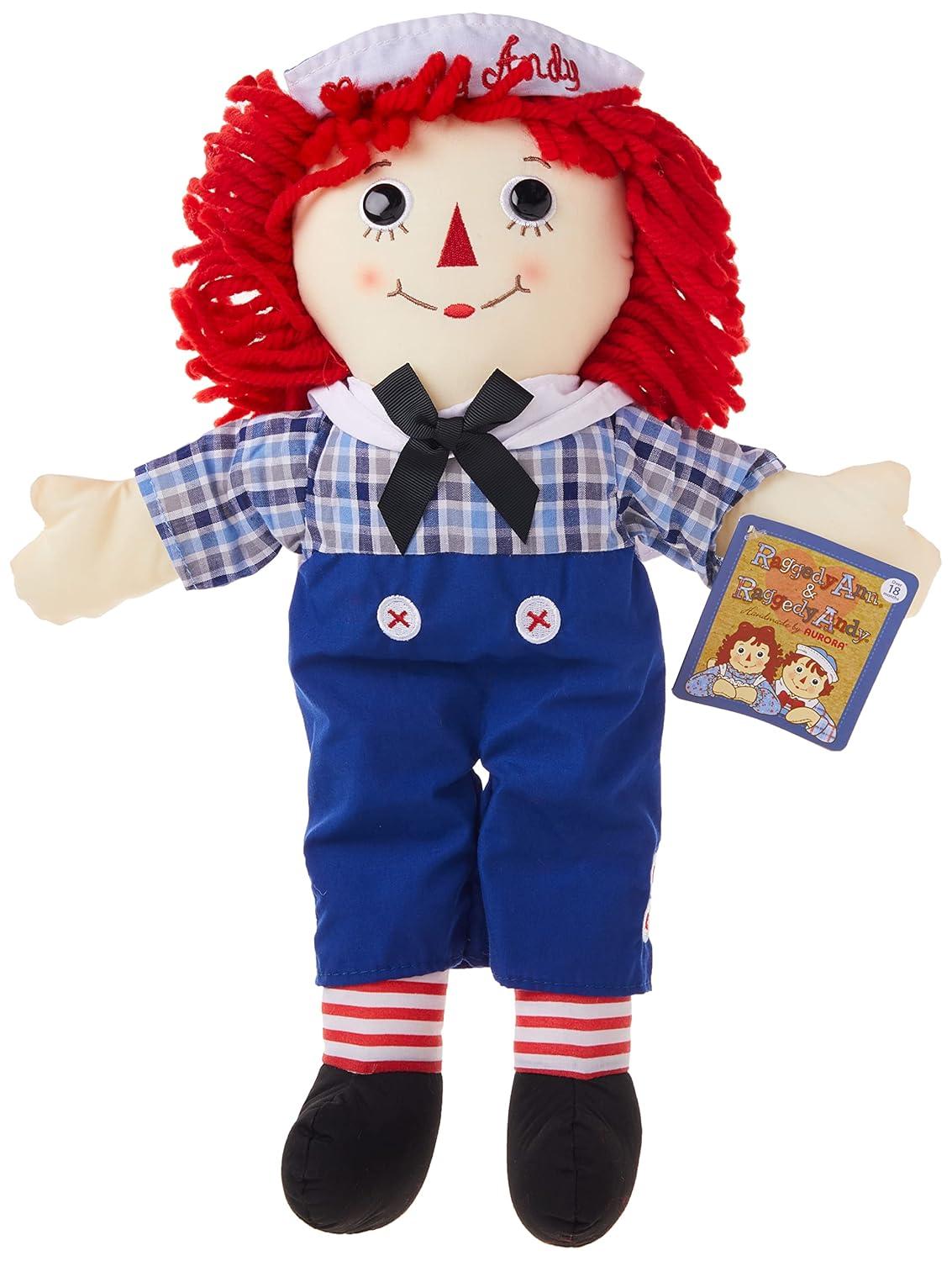 Aurora World Raggedy Andy Classic Doll, 16 Inches, Stuffed Doll