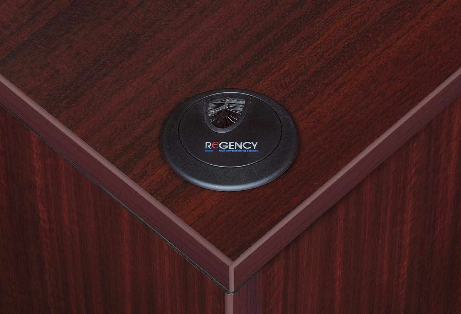 Regency Legacy 66 x 77 in. Executive L Desk Shell- Cherry