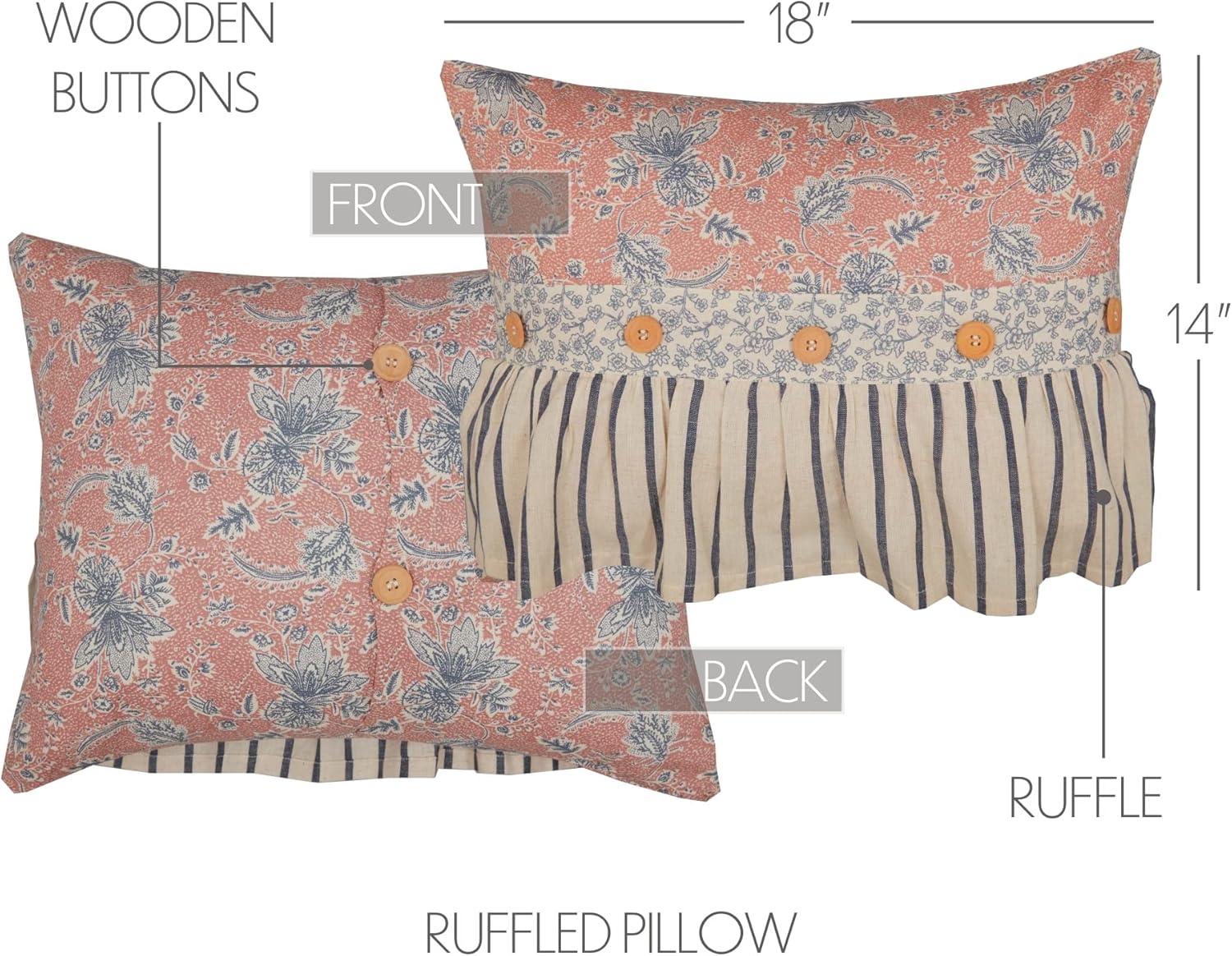 VHC Brands Cotton Reversible Throw Pillow