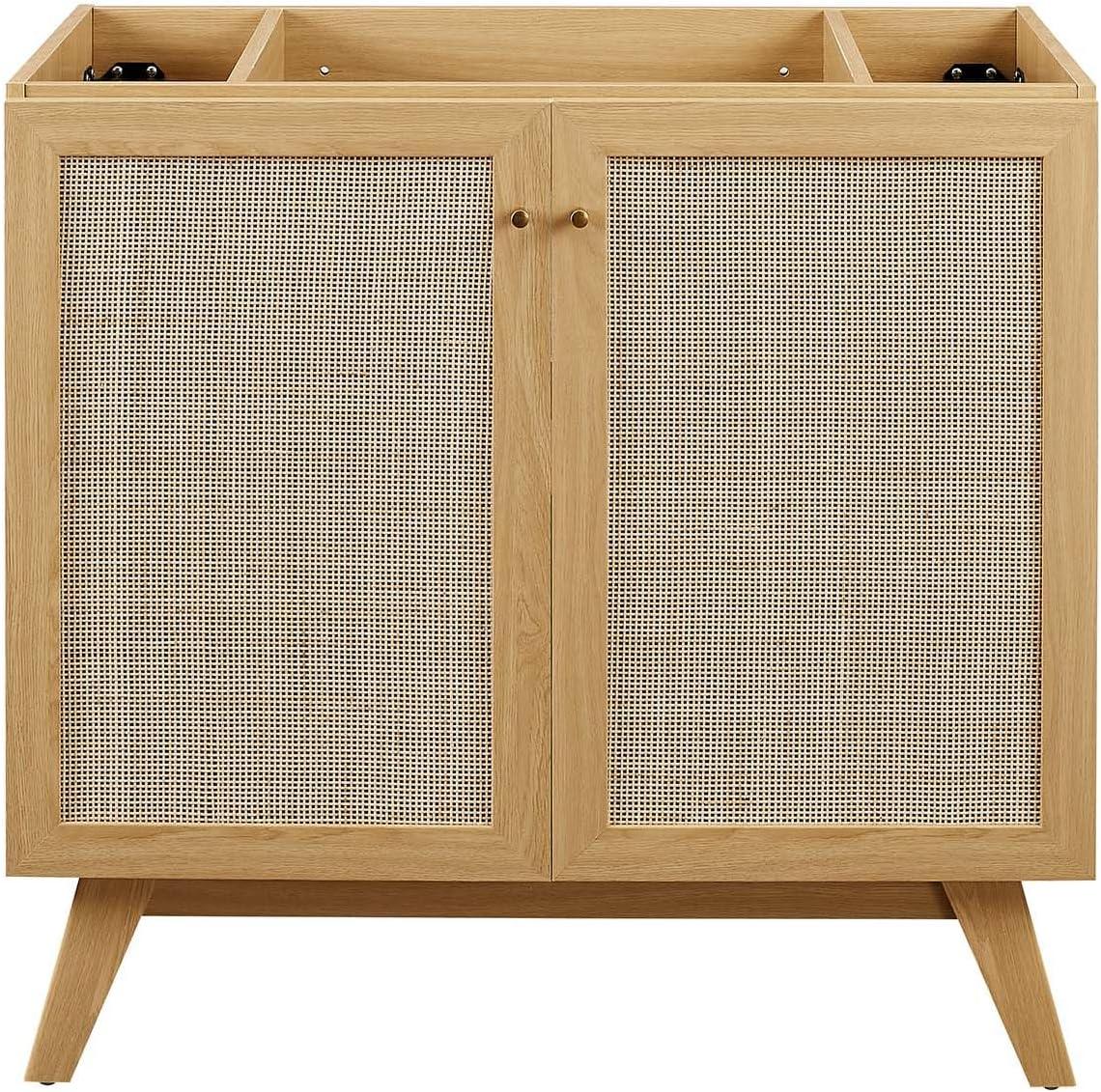Modway Modway Soma 36'' Free Standing Single Bathroom Vanity with Manufactured Wood Top