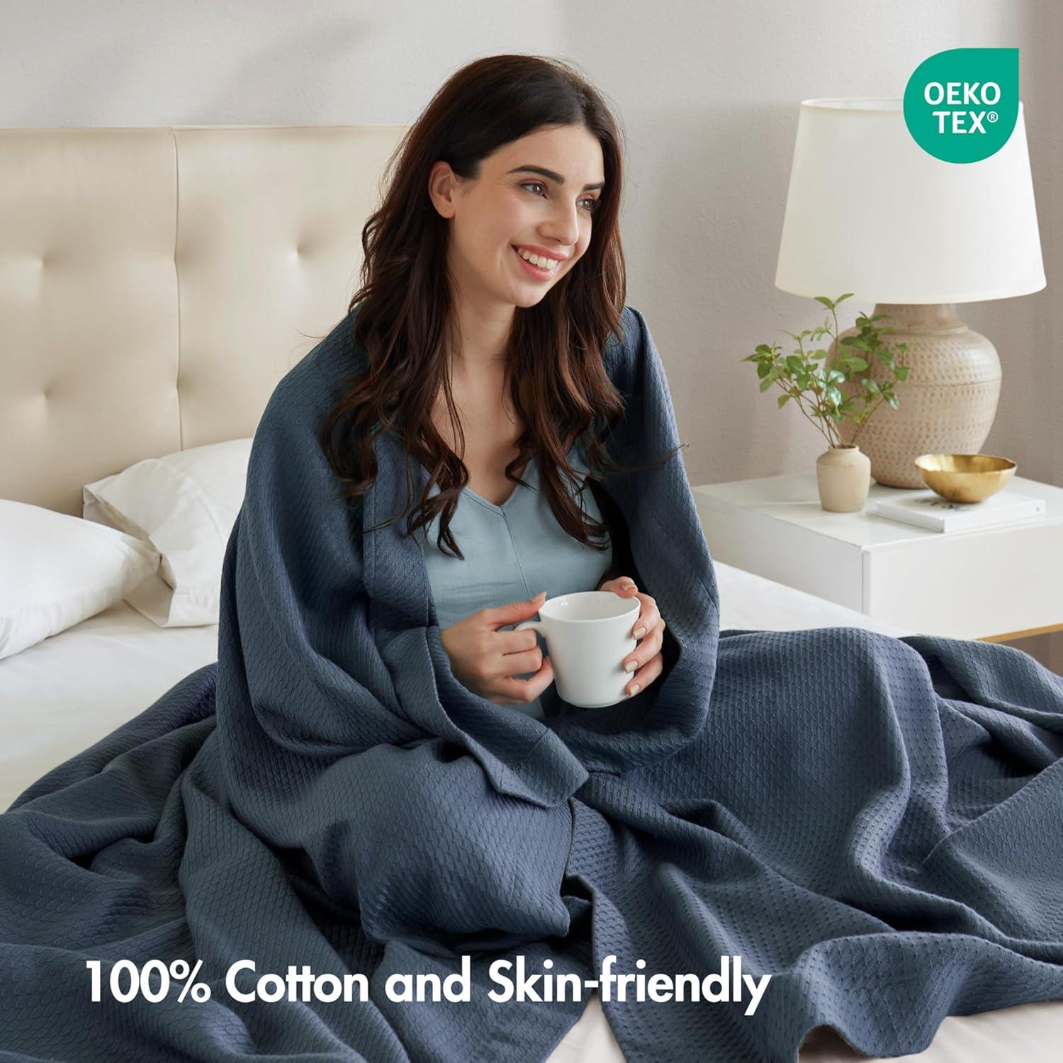 100% Certified Egyptian Cotton Blanket