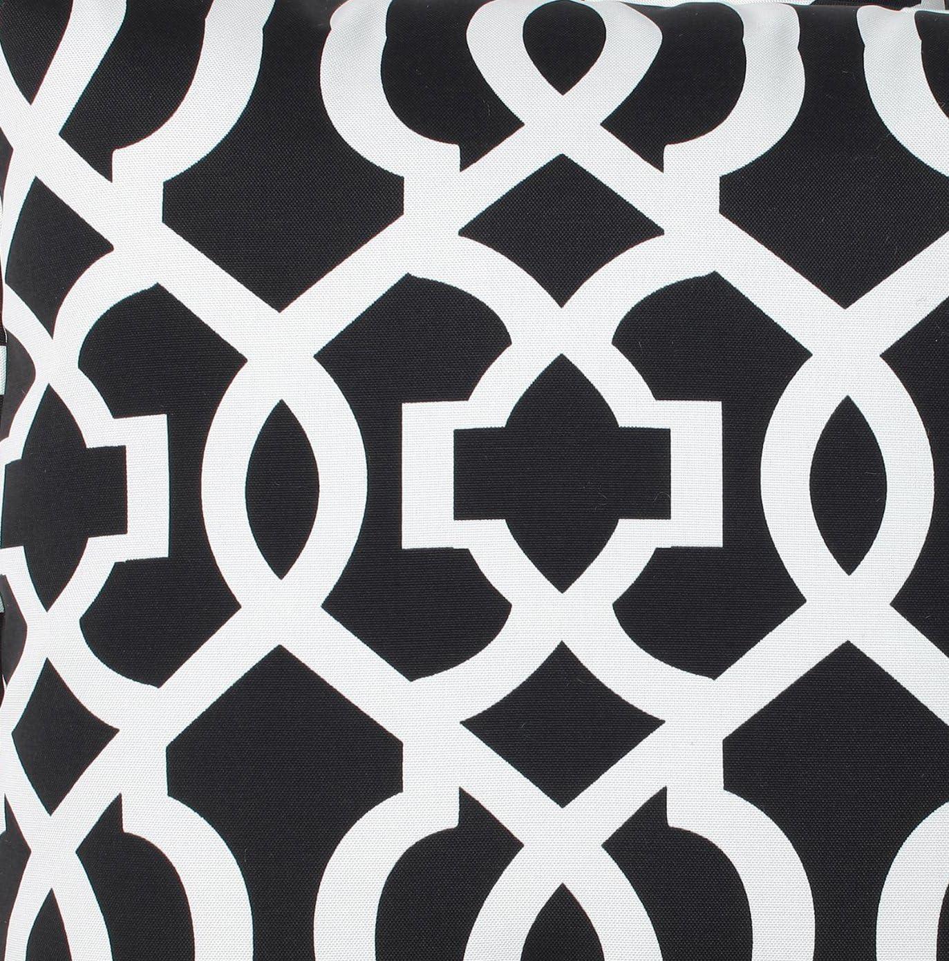 Pillow Perfect New Geo Geometric Indoor/Outdoor Reversible Throw Pillow (Set of 2)