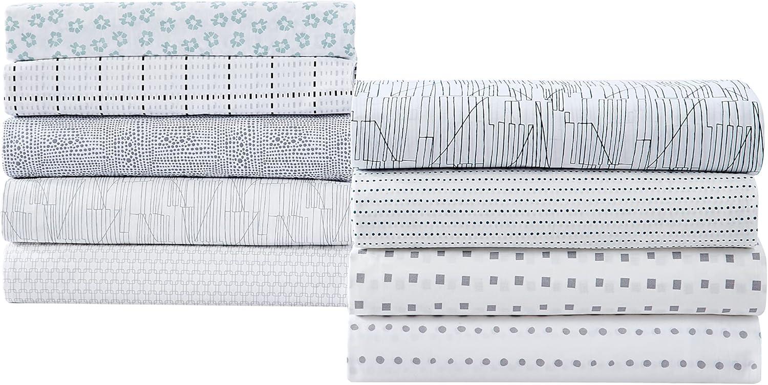 Radius 200 Thread Count Polka Dots 100% Cotton Percale Sheet Set