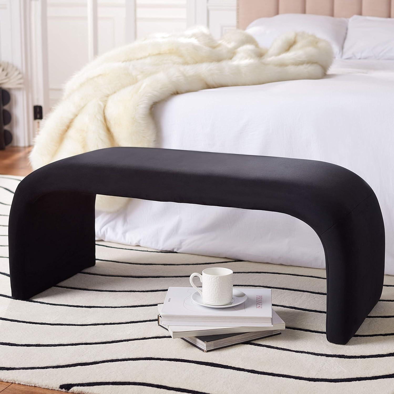 Tenko Bench - Black - Safavieh