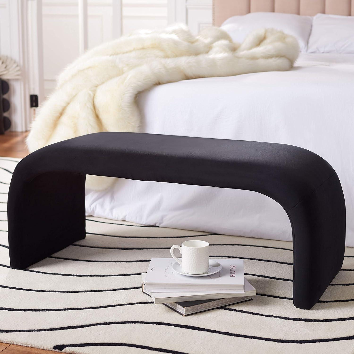 Tenko Bench - BCH1300 - Black - Safavieh